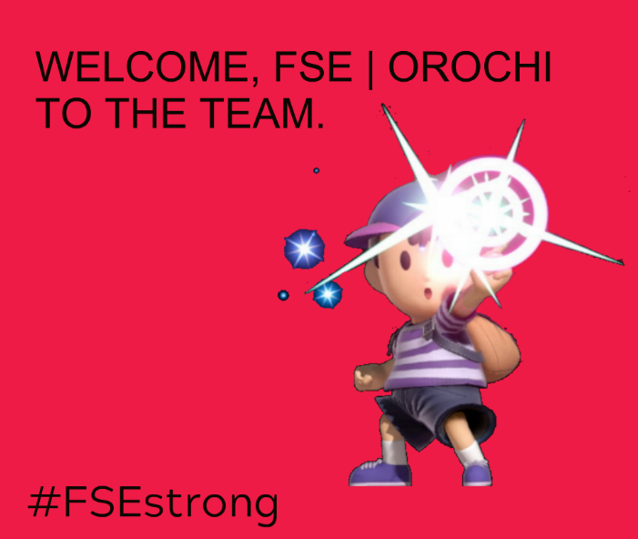 EsportsFatty's tweet photo. Proud to welcome @Bumbumjum to the team, she's the best Ness in Tauranga, New Zealand. Shes 12th on Tauranga's PR and is one of the best nesses in the Southern Hemisphere.
I'm so excited that Orochi is now on our team, I know she will do great in New Zealand.
#FSEsports https://t.co/Xu88gQeSJZ
