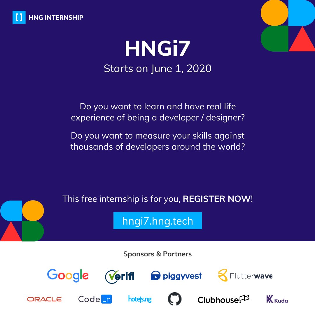 goalsintl's tweet photo. 3-month HNG remote internship meant to help everyone willing to kick-start a career in tech. Learn more &amp; #ApplyNow at https://t.co/I0Y6E1SDj0

@hnginternship

#LaunchForward #ValidGoals #LiveForMore

#GOALSInternational #Opportunities

#GOALS #GlobalGOALS #GlobalOpportunities https://t.co/RNVmskJC8m