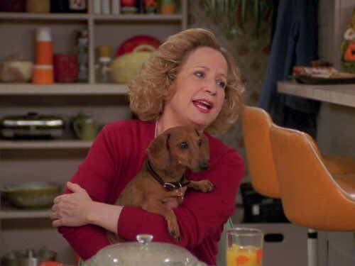 Kitty Forman / Marcie:- Crackhead but sweet- loves to cook- carries her child everywhere