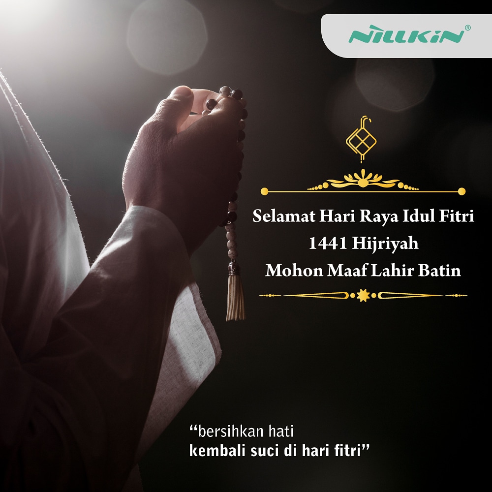 NillkinOfficial's tweet photo. Selamat Idul Fitri 1441 H, mohon maaf lahir dan batin, 
Semoga Allah memberikan berkah kepadamu dengan kebahagiaan, kesuksesan dan kedamaian https://t.co/b9uzchtrfv