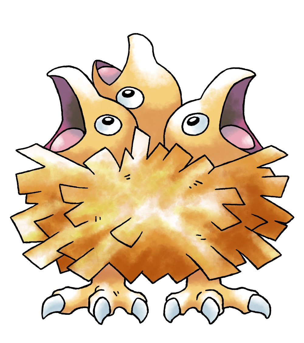 Dr. Lava on X: Doduo's Wings: Doduo's Gen 1 Pokedex entry says its short  wings make flying difficult. Later dex entries never mentioned wings, but  Doduo can learn Fly even to this