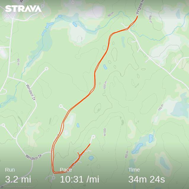TimLax10's tweet photo. #GreatCall2020 ⁦@HEADstrongFnd⁩ Foundation 
Great run today with my daughter Hadley. https://t.co/wklLQzpHWJ