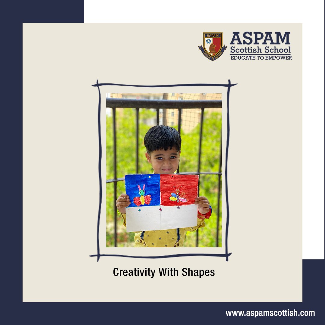 AspamSchool's tweet photo. ASPAM aims at giving preschoolers a lot of practice with shapes, which helps them solidify their understanding of the two and three-dimensional structures.
https://t.co/epFckJJnPb
#ASPAMScottish #schoolsinnoida #bestschoolinnoida #shapes #learning #knowledge #brain https://t.co/n3F3ktslAH