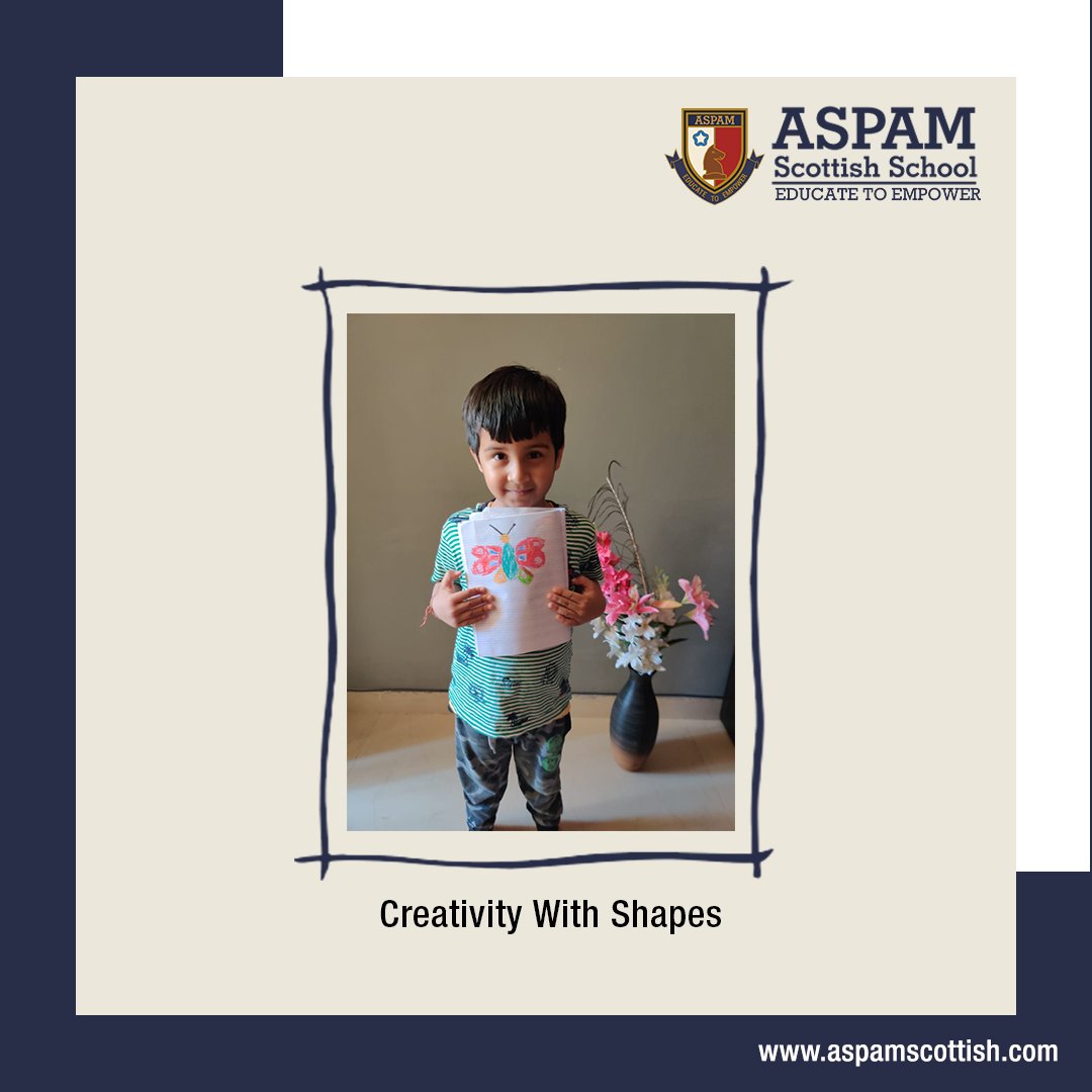 AspamSchool's tweet photo. ASPAM aims at giving preschoolers a lot of practice with shapes, which helps them solidify their understanding of the two and three-dimensional structures.
https://t.co/epFckJJnPb
#ASPAMScottish #schoolsinnoida #bestschoolinnoida #shapes #learning #knowledge #brain https://t.co/n3F3ktslAH