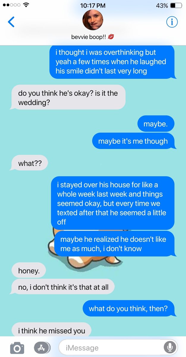 143 》 cuddling with conflict( richie's phone )