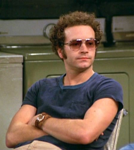 steven hyde / gruff:- super stoner- sideburns- cranky but will come around to love u dearly