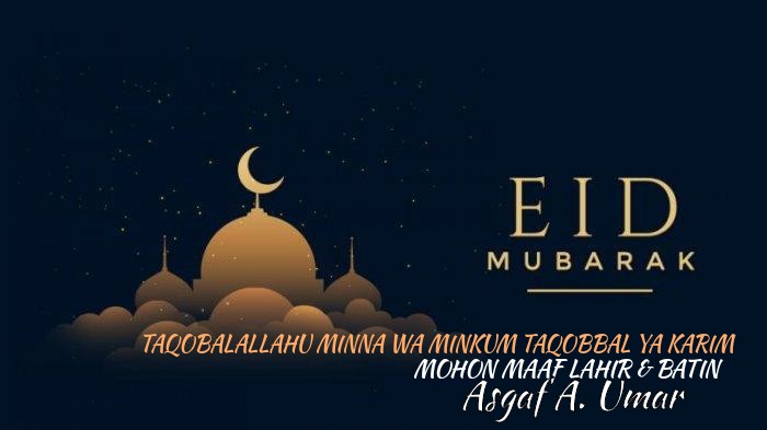 Selamat ber lebaran, mohon maaf lahir &amp; batin 🙏🙏🙏