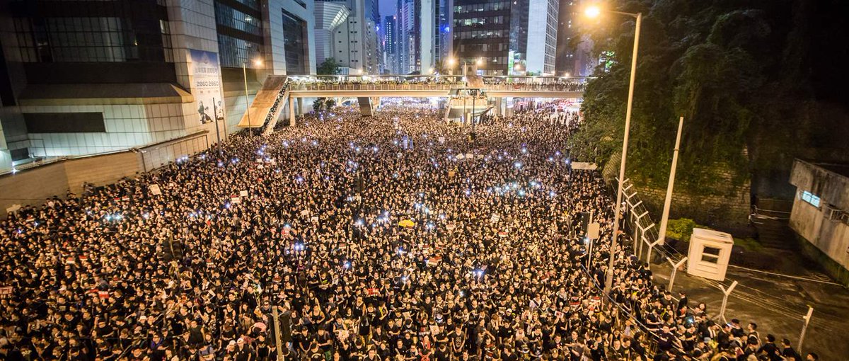 Dear people of planet Earth. Today, we need all eyes on  #HongKong to bear witness to today's events. Today's protests are against the national security law that the Chinese Communist Party forces on the people of Hong Kong, directly violating the Sino-British Joint Declaration.