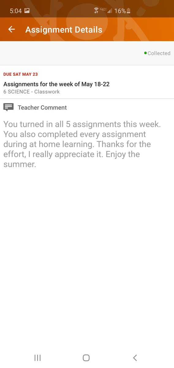 geminikah's tweet photo. Just saw these comments on Powerschool from his teacher! Your observation, feedback, commitment, and passion have been appreciated!! #getupshowup @WestfieldMPTO @D13Warriors @WestfieldVolk https://t.co/B3NSFypEpd
