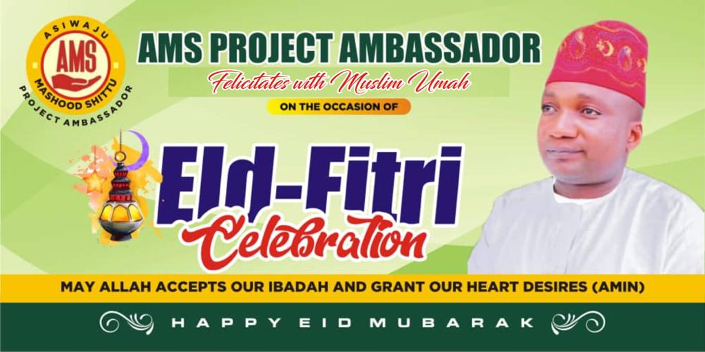 AMSProjectAmb's tweet photo. May Allah Preserves us to witness more holy month of Ramadan. Eid-Fitri Mubarak from all of us at #NewDirection
#AMSProject https://t.co/0VOjxFw24M