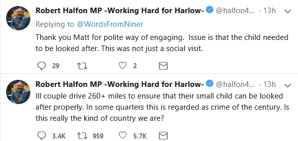 29. Robert Halfon (multiple tweets)30. Julian Knight (retweeted Michael Gove)31. Tim Loughton (tweet and retweet)32. James Heappey (tweet)