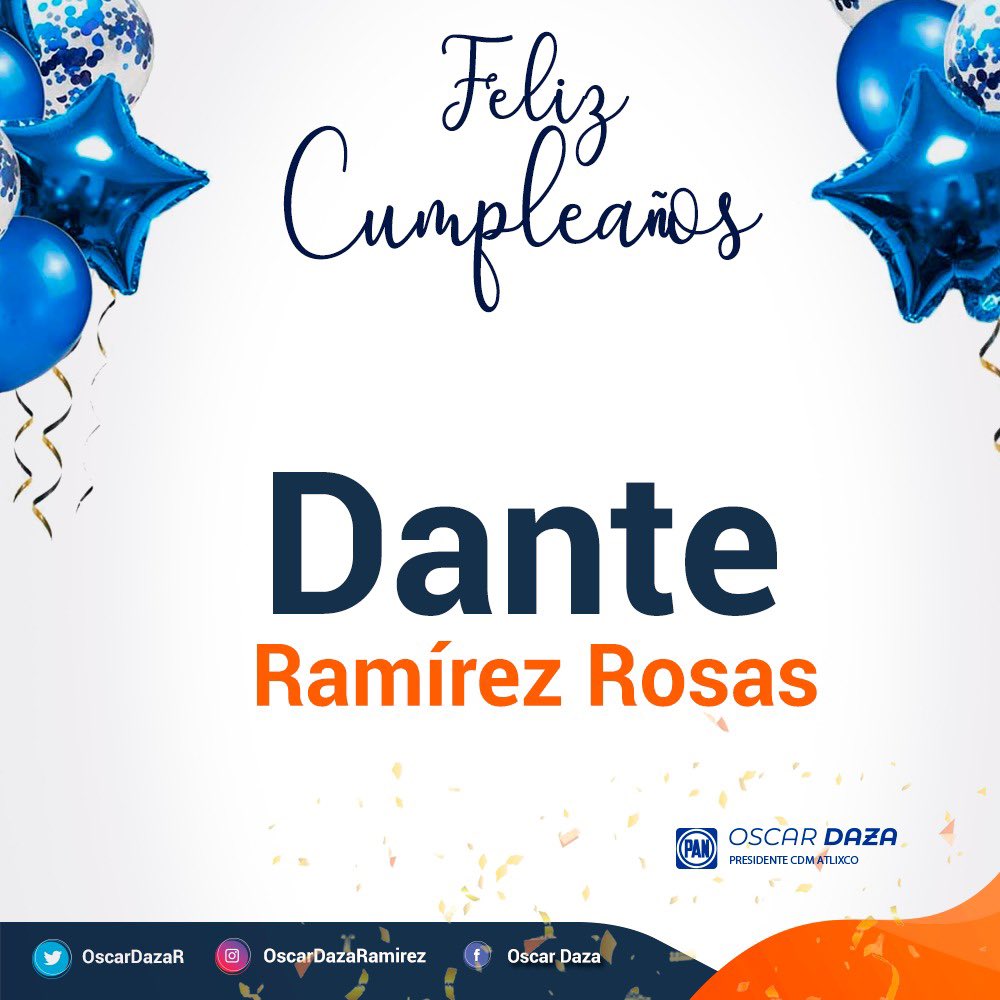 oscardazar's tweet photo. Muchas felicidades querido Dante en este día tan especial, te mando un abrazo con mucho cariño 🥳 https://t.co/TYShbqQegg