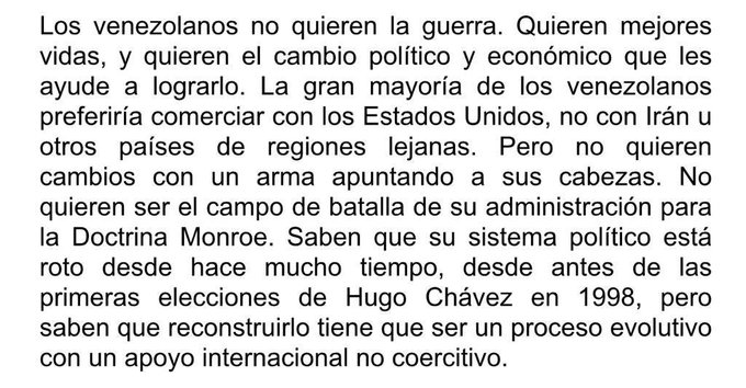 SALA SITUACIONAL - Agresion estadounidense a Venezuela. - Página 11 EYvDFjbXQAgnske?format=jpg&name=small