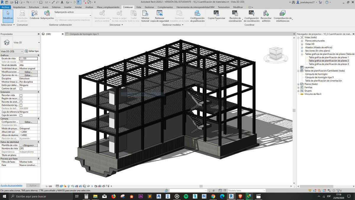 joselukeyroz's tweet image. #Revit2020 #Estructures #Freelancer #PayPal
