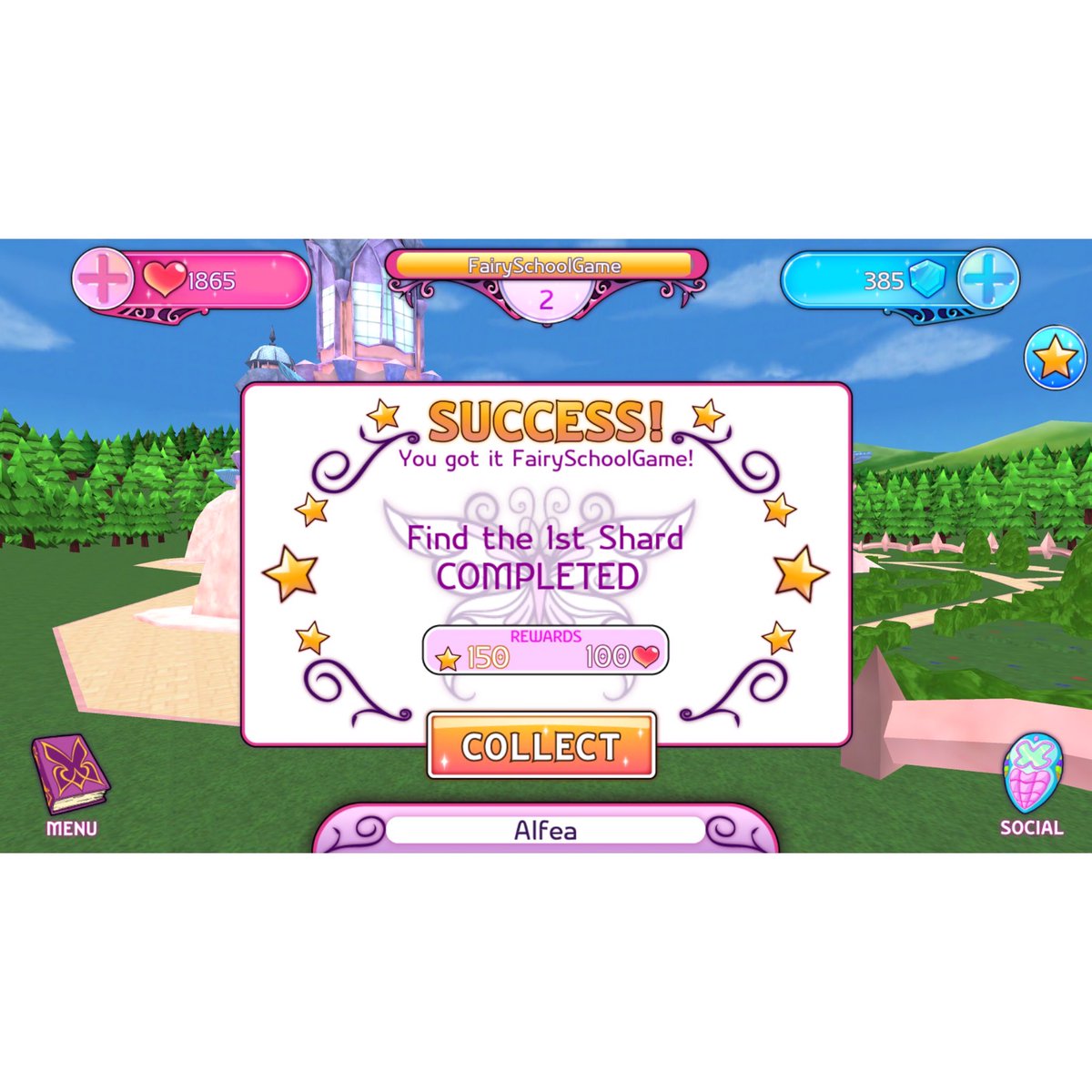 FairySchoolGame's tweet photo. I found the first shard! ✨💜 #winxclub #winxclubofficial #winxforever #fairies #magic #alfeacollegeforfairies #bloom #fairyofthedragonflame #stella #fairyoftheshiningsun #flora #fairyofnature #aisha #fairyofwaves #musa #fairyofmusic #tecna #fairyoftechnology https://t.co/l9RhmFHhHV
