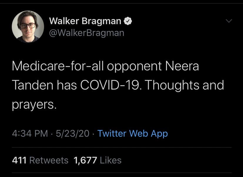 The Hoarse Whisperer on Twitter "Walker Bragman trolling Neera Tanden