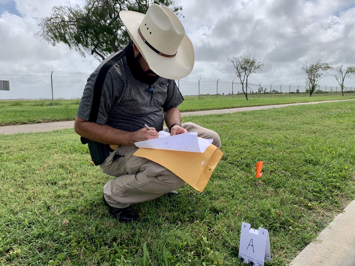 ncis_cnfo's tweet photo. The @realNCIS continues to process the #CorpusNASShooting scene, using special equipment to document precise measurements in &amp; around the North Gate aboard NAS Corpus Christi. https://t.co/F1zthqFVKL