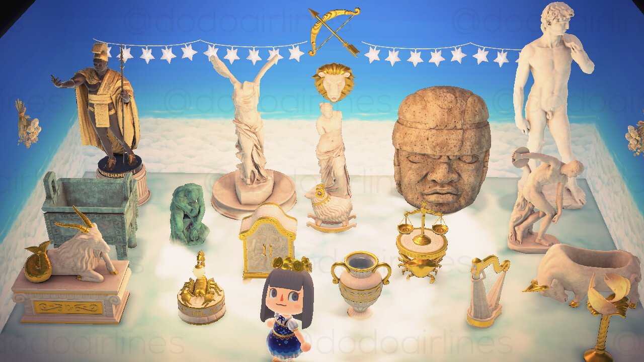 Dodo Airlines on Twitter "🎁20 Days of Giveaways🎁 Day 20 20 Piece Zodiac + Statue Set (or