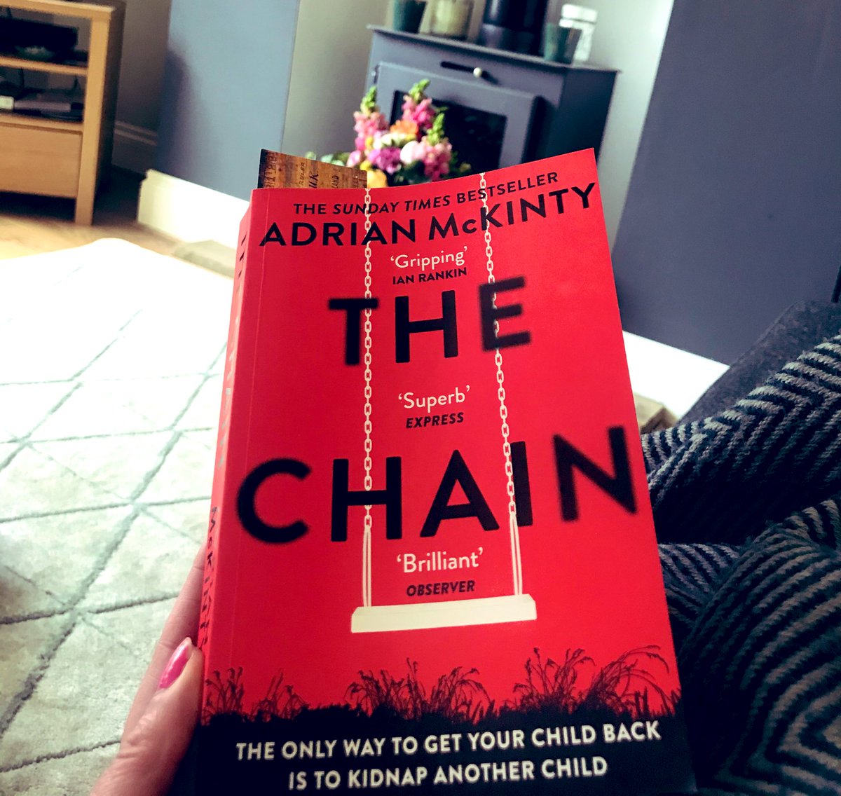 Book 20: The Chain - Adrian McKinty Pacey thriller, strong concept and plot. Good twists and turns. Perfect Saturday read.