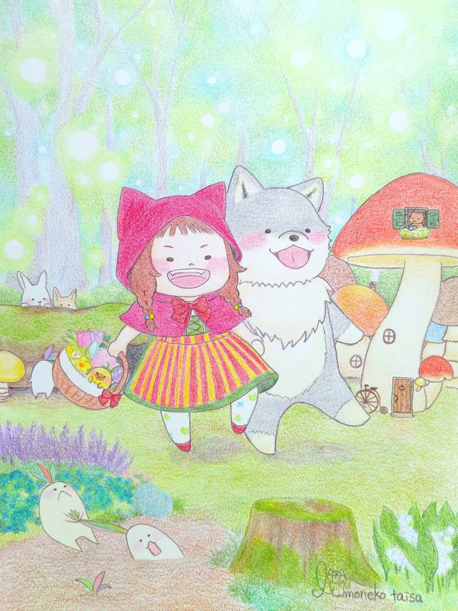 いもネコ大佐 در توییتر おはようございます オオカミさんより立派な犬歯の赤ずきんちゃんです 今日も楽しい1日を 赤ずきん オオカミ イラスト 手描き 色鉛筆 動物 いもネコ大佐 در توییتر おはようございます オオカミさんより立派な犬歯の赤ずきんちゃんです 今日も楽しい1日を 赤ずきん オオカミ イラスト 手描き 色鉛筆 動物