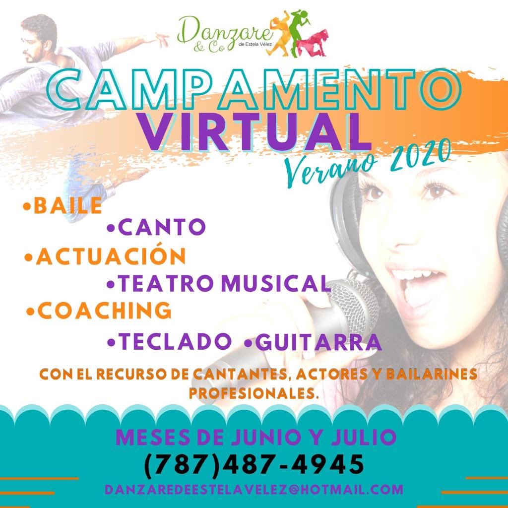 Danzare &amp; Co te ofrece su Campamento Virtual de Verano
Ofrecerán: baile, canto, actuación, teatro, coaching, música y más.
Edades: 5 años en adelante
Fechas: junio y julio 2020
Detalles en 👉 bit.ly/2Tn7orD
#verano #veranovirtual #campamento #quehagoconlosnenes #Ad