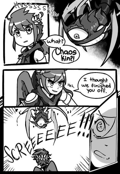 chaos kin comic! not sure when i'll continue, but i really want to show it! 