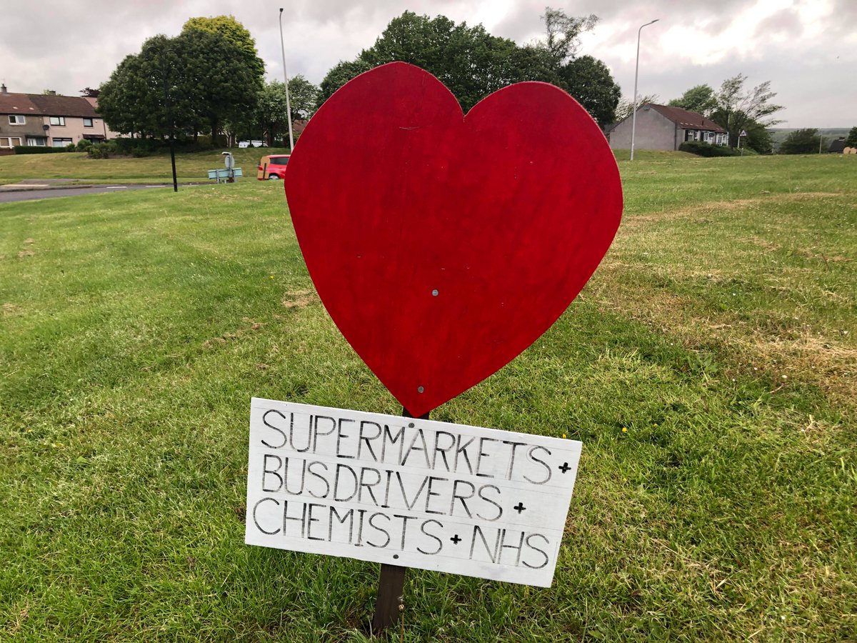 And finally,  #Warout Roundabout, is where local people have chosen to thank NHS staff, carers, other key workers and volunteers for keeping the town going through the lockdown and pandemic.  #ThankYouNHS  #ThankYouKeyWorkers