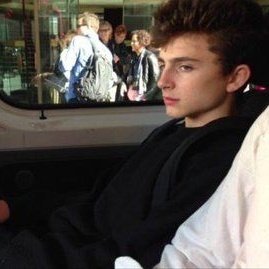 a thread of timothée chalamet but he gets older as you keep scrolling 