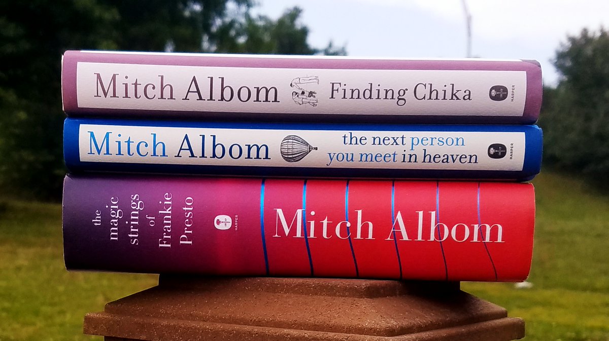 ALBooksmith's tweet photo. Happy Birthday to @MitchAlbom! https://t.co/XjR35UJ1qK
#authorbirthdays #signedbooks #mitchalbom #findingchika #themagicstringsoffrankiepresto #thenextpersonyoumeetinheaven @harperbooks @HarperCollins https://t.co/WUgpSkfFS9
