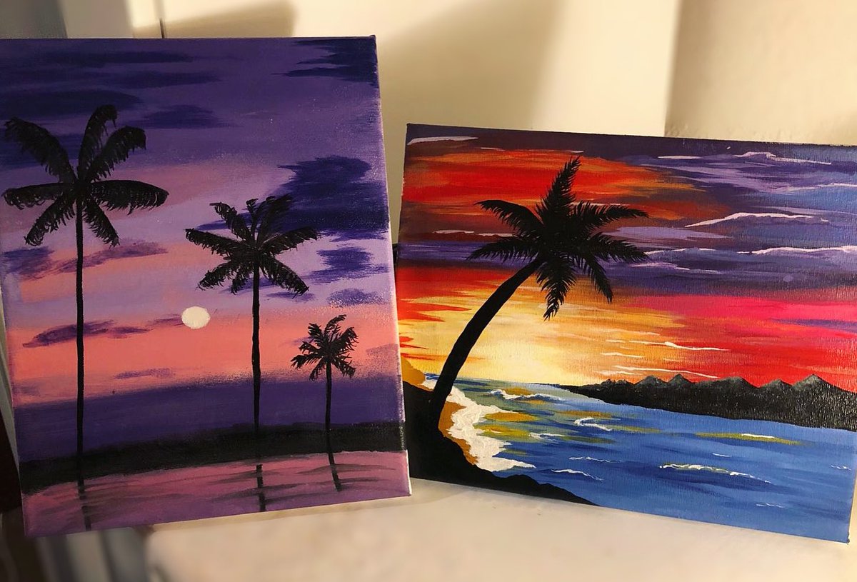 SophieMacura's tweet photo. Never tried painting before, pretty chuffed with my first attempt 🎨 👩🏻‍🎨 https://t.co/tqAmTJPLBJ