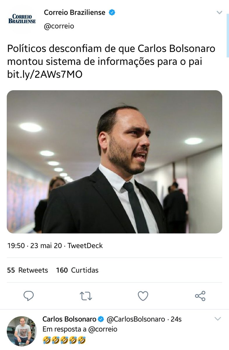 Carlos Bolsonaro tweet media