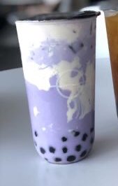 Bob: Taro slush with pearls