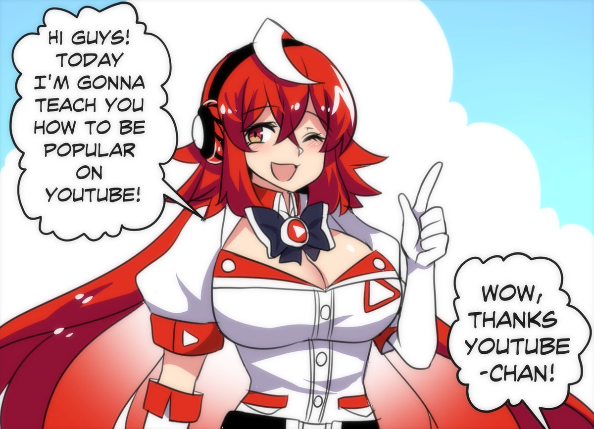 YouTube-Chan gives you advice on how to be popular! ❤️ 