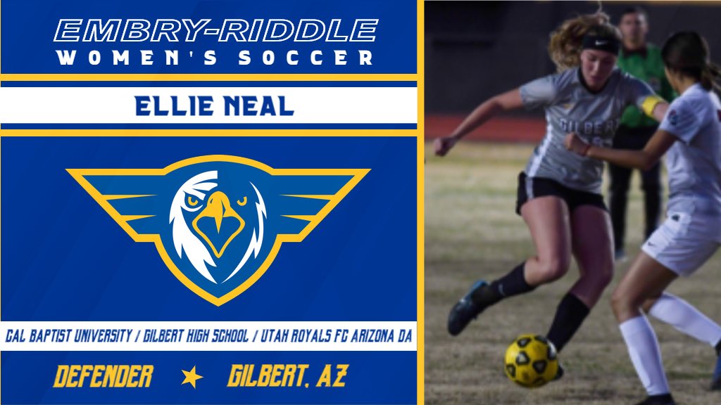 We are excited to announce the addition of transfer <a href="/ellieneall/">ellie</a> to our team this fall! Welcome to the Eagle family! #newERAUeagle #WelcomeBackToAZ <a href="/GHSgirlsoccer/">GHS Varsity Soccer</a> <a href="/RoyalsDa/">s</a> <a href="/erau_eagles/">Embry-Riddle Eagles</a> <a href="/ERAUPrescott/">ERAU Prescott</a>