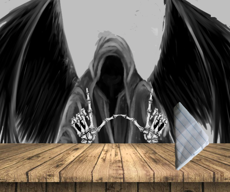 the Grim Reaper always gives you one chance to return to the world of the living.....