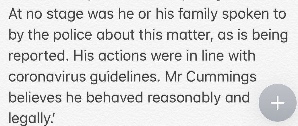 2/ I’ve been trying to unpack the  #COVID19 crisis for months, & amidst the smoke & mirrors I’ve started to see a pattern: & this feels familiarThe story that Cummings was investigated by the police is starting to frayDowning St rejected itNow police say father called them!