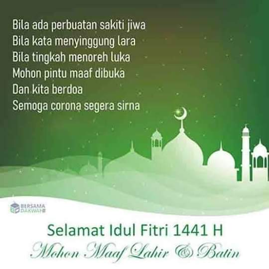 ISetya2008's tweet photo. Minal aidzin walfaidzin, mohon maaf lahir dan batin https://t.co/6ifDGFXK7p