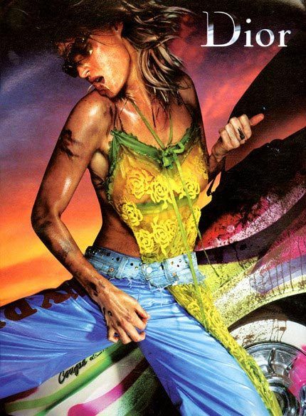 Dior - Spring/Summer (2001) by Nick Knight ft. Gisele Bündchen