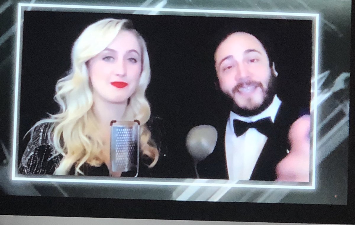 Lamchop99's tweet photo. Red carpet fun with @Gwynne_Phillips & @rodrigofstoll #ISFF20 @Isffest https://t.co/CYCYx4g3pu