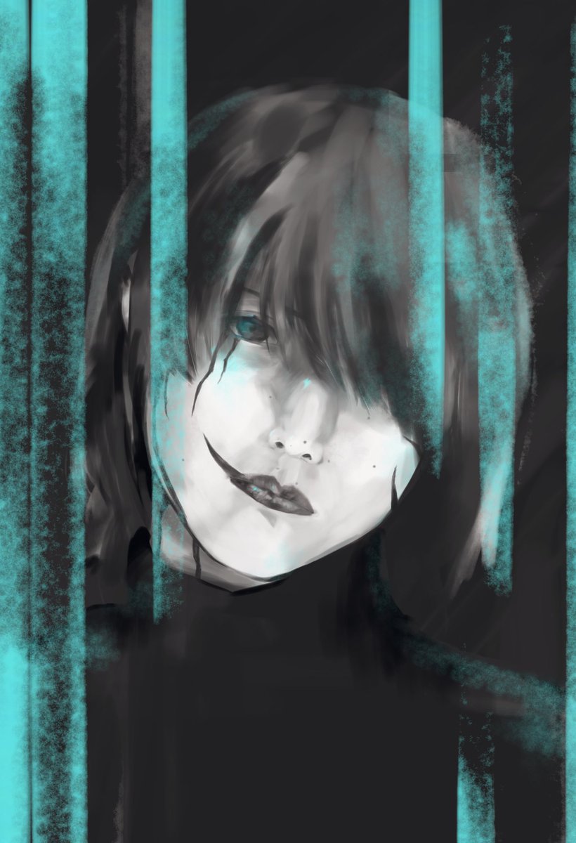 葦薪 浮上ムラ有 ダイナーを観て衝動描きしました おかげで寝不足です Diner ダイナー 窪田正孝 イラスト