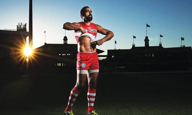 2day 24 May, 2013 Adam Goodes called out a girl for a racial slur made against Sydney's 47-point Indigenous Round win over Collingwood.The final 3yrs of his playing career he became a lightning rod for a heated public debate & widespread media commentary that divided the nation.