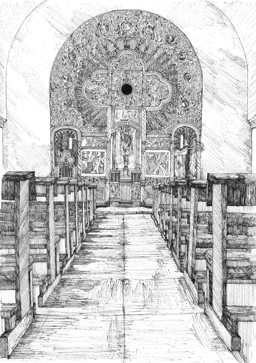 細密画たち #細密画 #ペン画 」GAI@細密トライバルの漫画 細密画たち #細密画 #ペン画 」GAI@細密トライバルの漫画