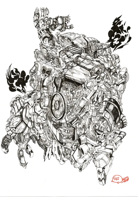 細密画たち
#細密画 #ペン画 