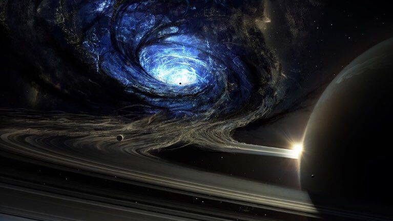 So how does this imply we are in the belly of Kronos? What if the black hole CERN dragged us into is connected to the one theoretically inside Saturn? Remember that a black hole can be one end of a wormhole. In Independence Day, a wormhole forms right next to Saturn.