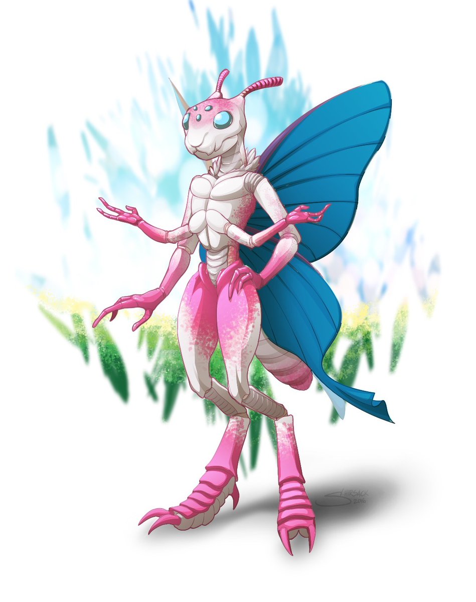 FAVORITE OC IS ALSO HARDDafia!Sad to say I don& #39;t have the first pic ever of Dafia - she had four arms way back then, too! Fun facts - Dafia& #39;s original name was "Daffodilla" and she was a plant.1st pic, 2005, 2nd pic is from S.Hirsack who only produces horror work now!
