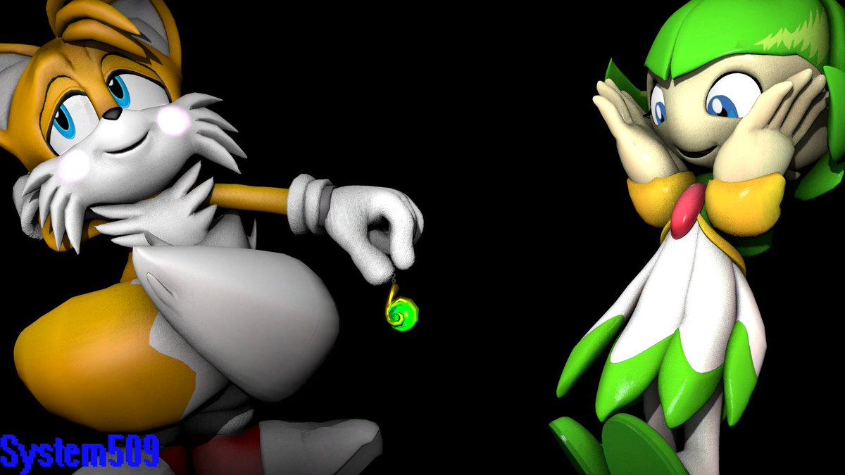 System9509's tweet photo. #TailosmoWeek2020 Tails giving Cosmo a gift.
Let's hope Link doesn't miss it :)
(Spotted a small mistake that needed correcting) https://t.co/DgbCCagpld