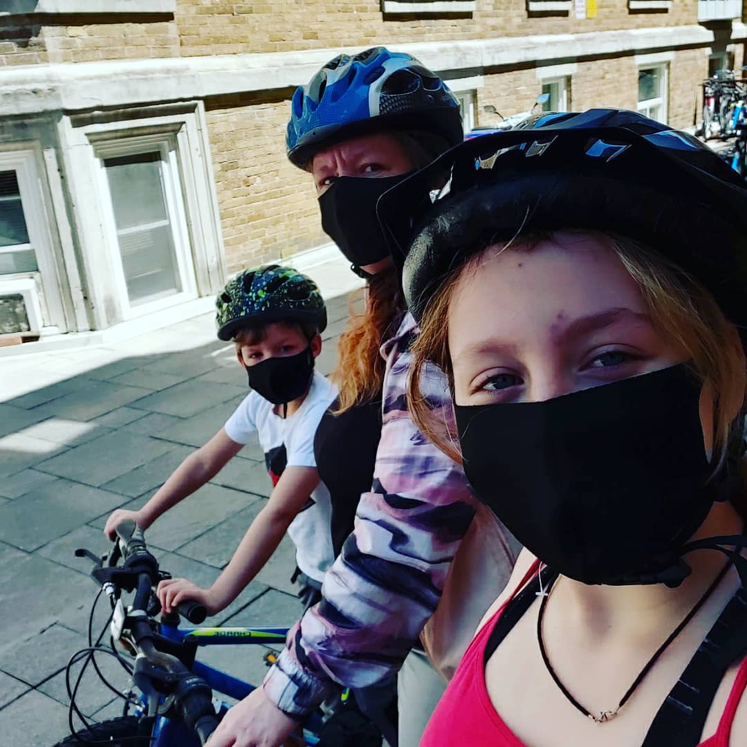 apgfogarty's tweet photo. Yesterday my kids had gym class all afternoon 🚲 riding with protective gear. @tdsb_qv @CarveryShanelle https://t.co/OusyRlXqZ2