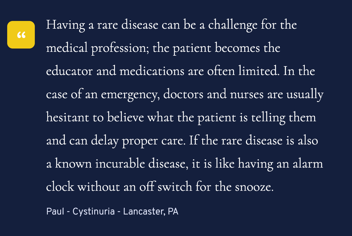 PARareDisease's tweet photo. Why is #RareDisease awareness important? Hear it from Paul: https://t.co/0BQW282KIk
