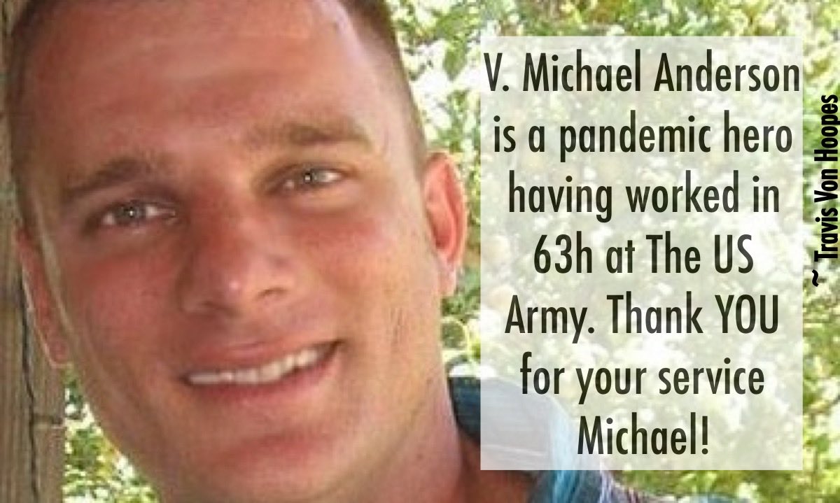 TravisVonHoopes's tweet photo. A small tribute 4 my friends who R risking their own health 2 improve ours. Join me in thanking those on the front &amp; supporting lines - THANK U! Post comments like or retweet please

#FrontLineHeroes #FirstResponders #ThankYouForYourService #GetByWithALittleHelp from my #Friends https://t.co/vDCu4D37Hj