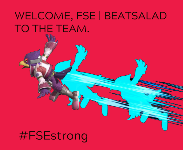 EsportsFatty's tweet photo. Proud to welcome @BeatSaladd_ a 15-year-old prodigy from Texas, and a top 20 Falco to our team! He has wins on many PR players, such as Pink Fresh.
Extremely excited to have him on the team, and can't wait for him to start traveling with us.
#FSEsports https://t.co/9HobdFE5pZ